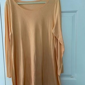 Pale tangerine color J.Jill lightweight tunic L